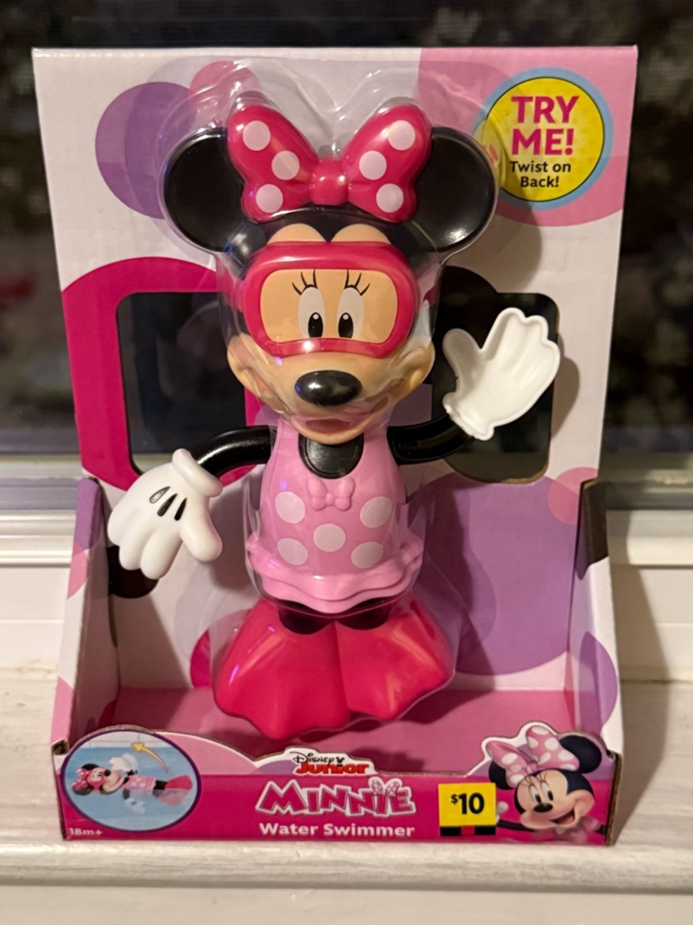 Disney Minnie Mouse Pink Polka-Dot Water Swimmer